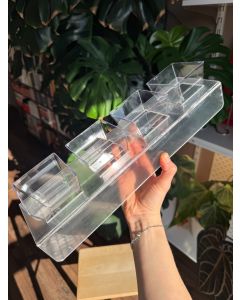 Stand akrylowy + pojemniczki (nowy zestaw)