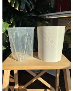 Wysoka doniczka + pasująca osłonka